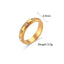18K Gold Plated Green Zircon Pearl Rings For Women Waterproof Hypoallergenic Dainty Gold Ring Stainless Steel Jewelry - Korvel