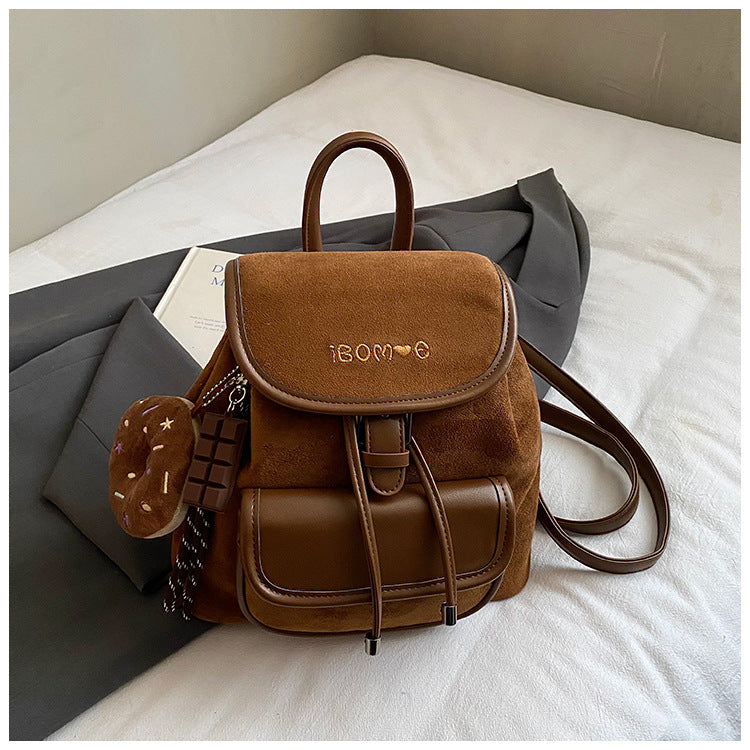 Preppy-Style Commuter Backpack - Vintage Travel Bag
