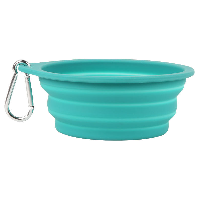 Silicone Foldable Bowl Portable Pet Bowl 600ml Cat Bowl Travel Pet Portable Dog Bowl - Korvel
