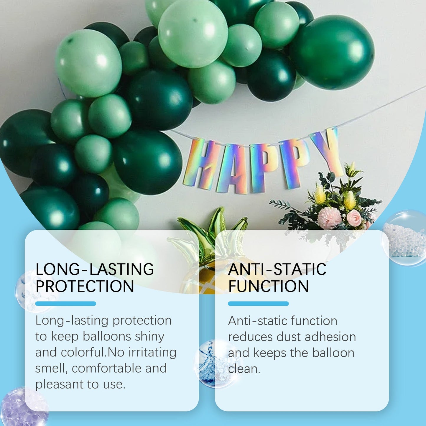 Spray Éclaircissant pour Décorations de Ballons pour un Éclat Durable