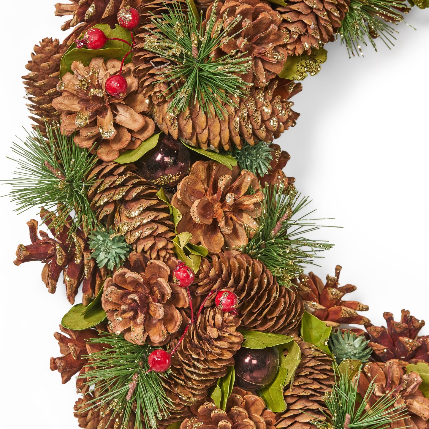 *CLEARANCE SALE* 18.5'' PINE CONE WREATH - Korvel