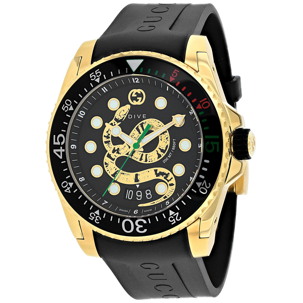 Gucci Men's Dive Watch - Premium Quartz Timepiece