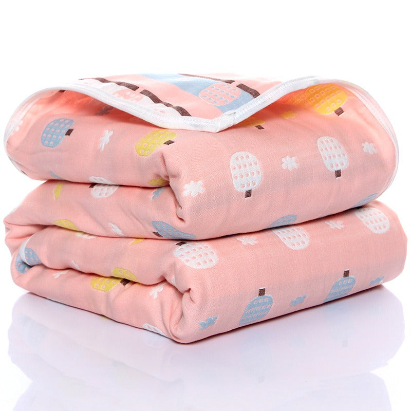 Manta de Recepción de Gasa de Seis Capas Premium para Bebés