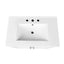 30" Bathroom Vanity with Sink  Multi-functional Bathroom Cabinet with Doors and Drawers Solid Frame and MDF Board, White - Korvel