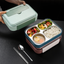 Boîte à lunch double face en acier inoxydable 304 premium avec bol à soupe
