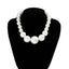European and American Jewelry Retro Beaded Chain Necklace for Women Ethnic Imitation Pearls Design Necklaces Statement Jewelry - Korvel