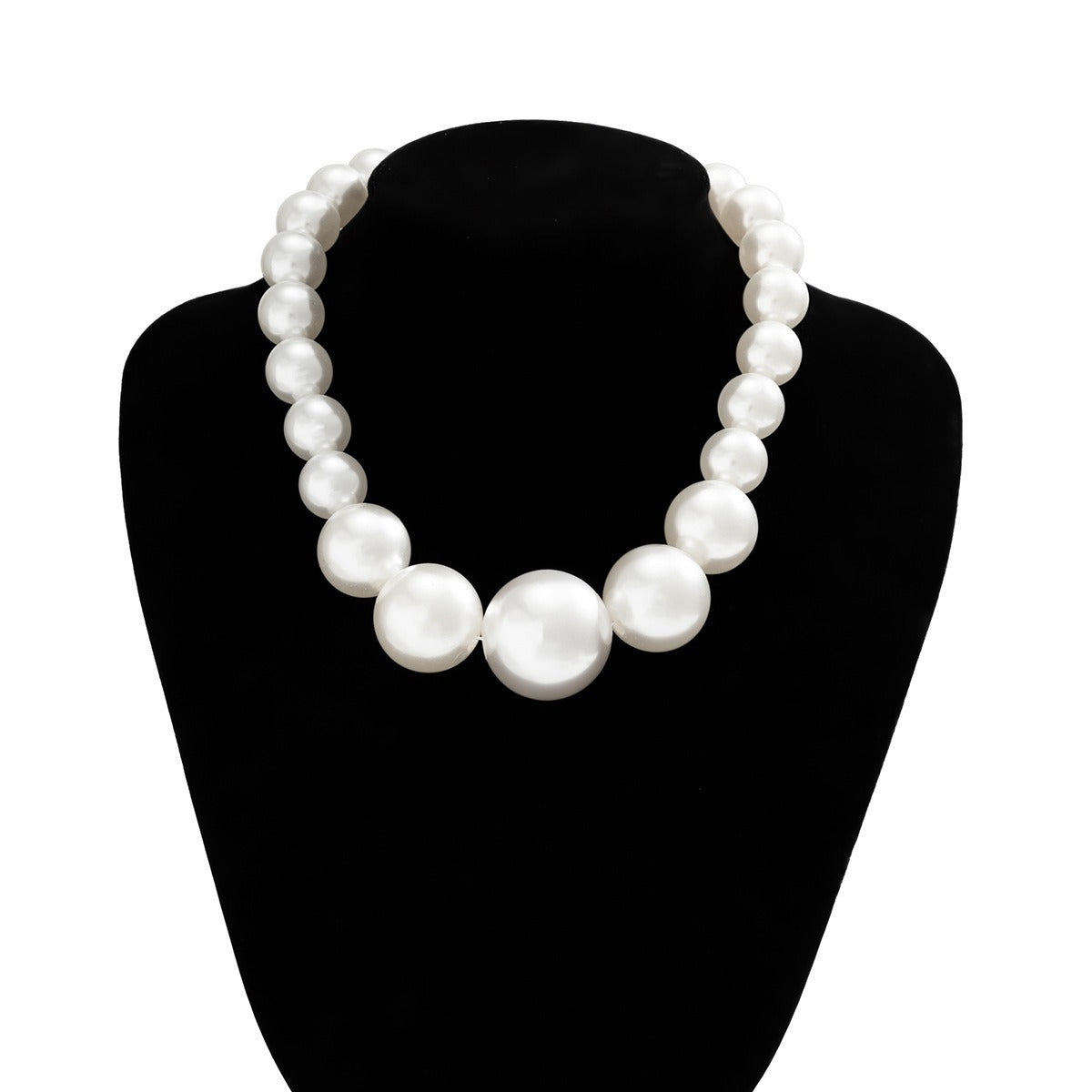 European and American Jewelry Retro Beaded Chain Necklace for Women Ethnic Imitation Pearls Design Necklaces Statement Jewelry - Korvel