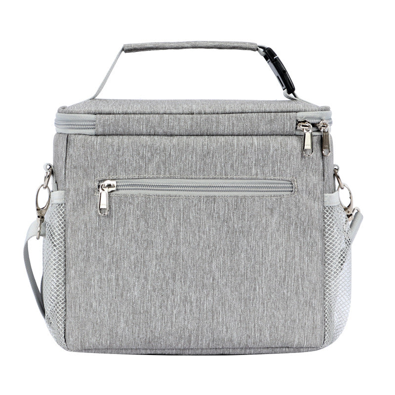 Fashionable and simple outdoor aluminum film waterproof and heat-insulating portable lunch box lunch bag lunch bag - Korvel
