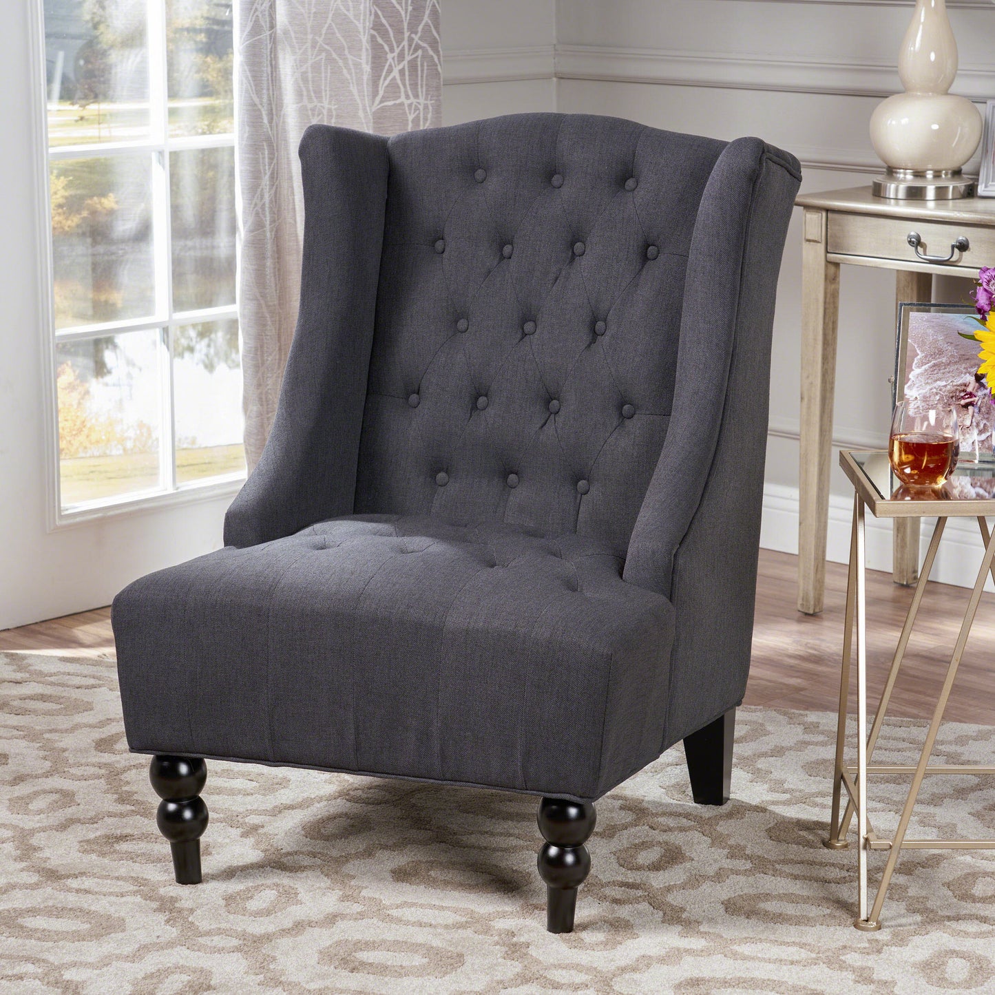 TODDMAN HI-BACK CLUB CHAIR - Korvel