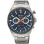 Montre classique Seiko pour homme - Cadran bleu