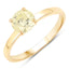 Anillo de Compromiso de Diamante TLC de 0.85 Quilates en Oro Amarillo de 14K