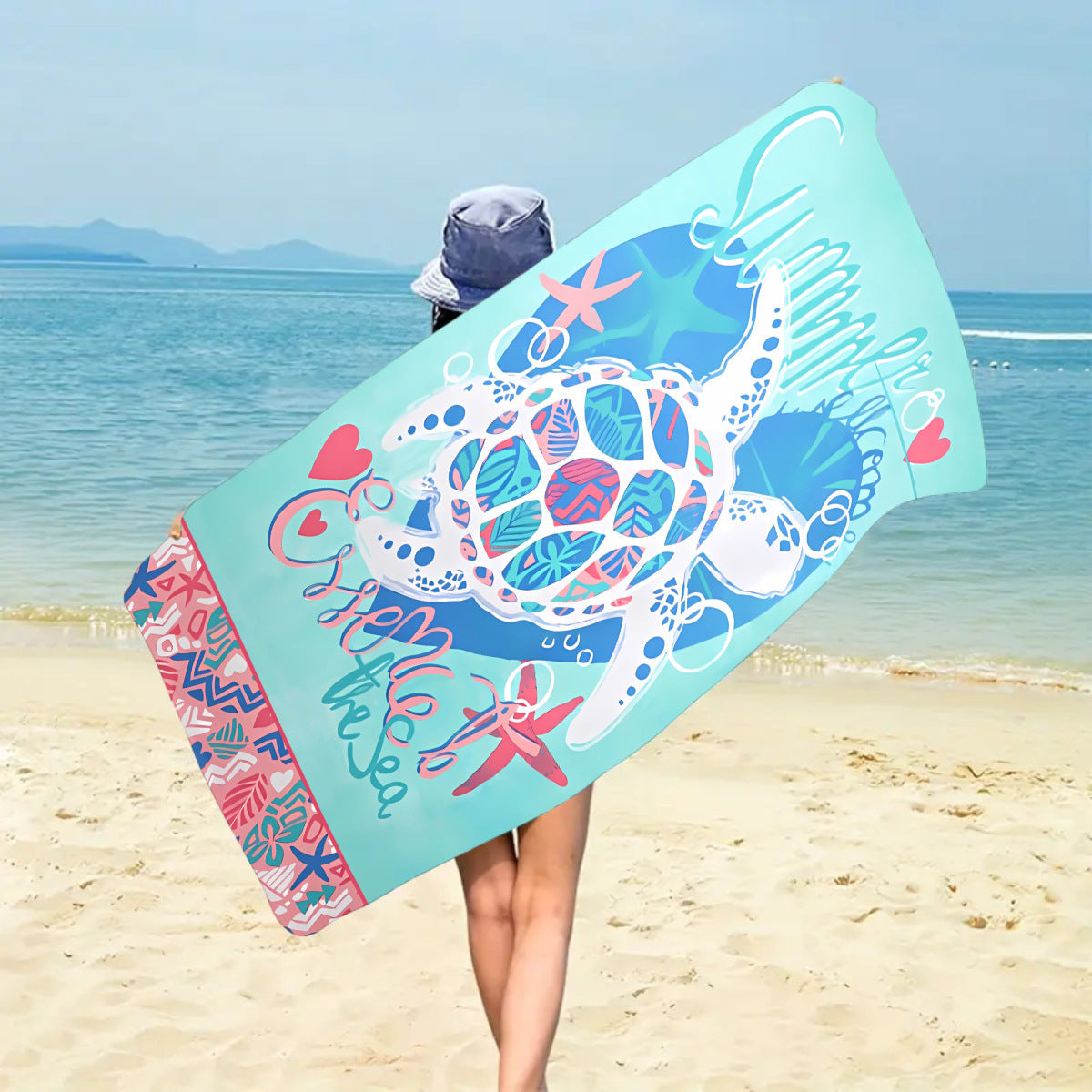 Quick-Drying Double-Sided Microfiber Beach Towel