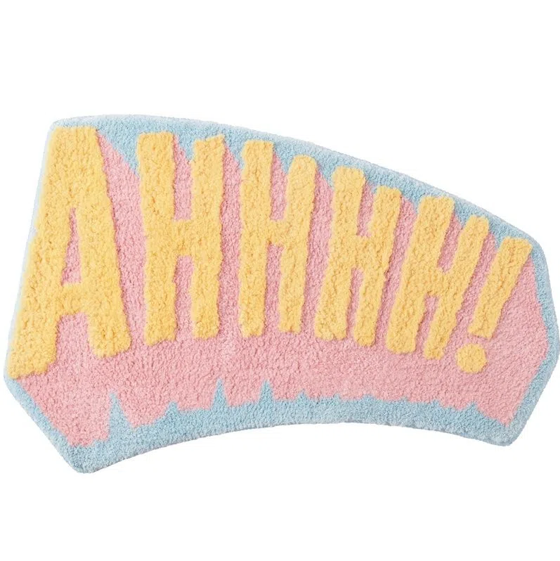 Special curved water absorbing floor mat for shower room, bathroom bathtub, non slip foot mat for household entrance door mat - Korvel
