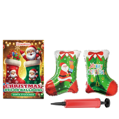 Christmas Balloons Balloon Standing Santa Claus Reindeer Christmas Tree Event Atmosphere Arrangement - Korvel