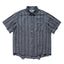 Wrinkled casual short sleeved shirt checkered half sleeved shirt - Korvel