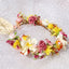 Autumn Flower Wreath Headwear Handmade Fabric Headflower Wedding Headband Bridal Ladies Scenic Photography Flower Wreath - Korvel