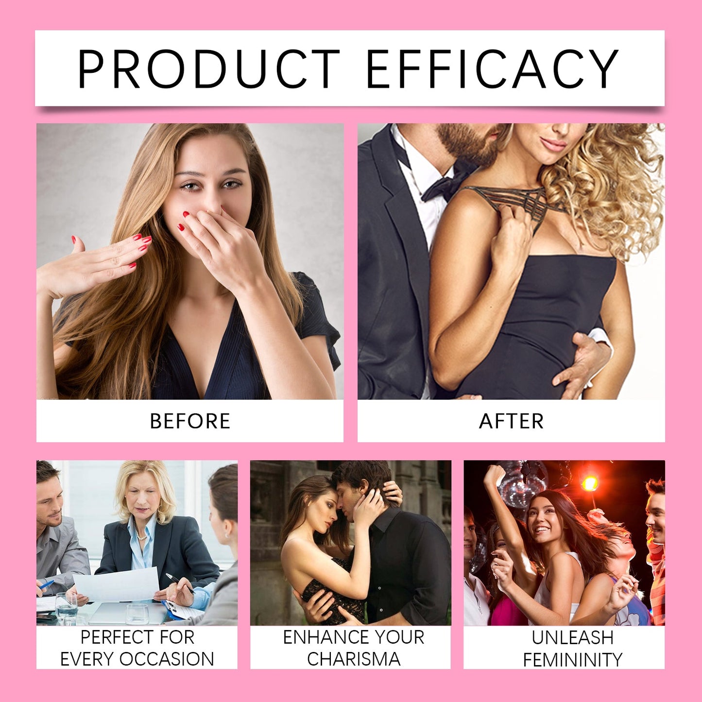 Glamor Perfume For Women, Fragrance Lasting Fragrance Portable Women Adult Elegant Fresh Exudes Natural Niche Flirtatious Attractive Perfume - Korvel
