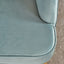 Elegant Blue Velvet Armchair