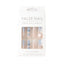 Ins Net Red With The Same Blue Butterfly Point Drill V-Shaped French Style Personality Trend Wearing Manicure Nail Patch - Korvel