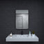 Matte Black Aluminum Frame Bathroom Wall Mirror 24x36