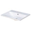 24" Bathroom Vanity Top Only White Basin 3-Faucet Holes  4" Faucet Available Ceramic - Korvel