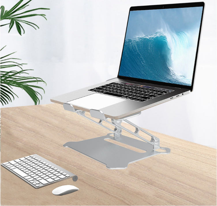 Laptop Desktop Bracket Notebook Cooling Bracket Aluminum Alloy Tablet Bracket Foldable And Easy To Carry - Korvel