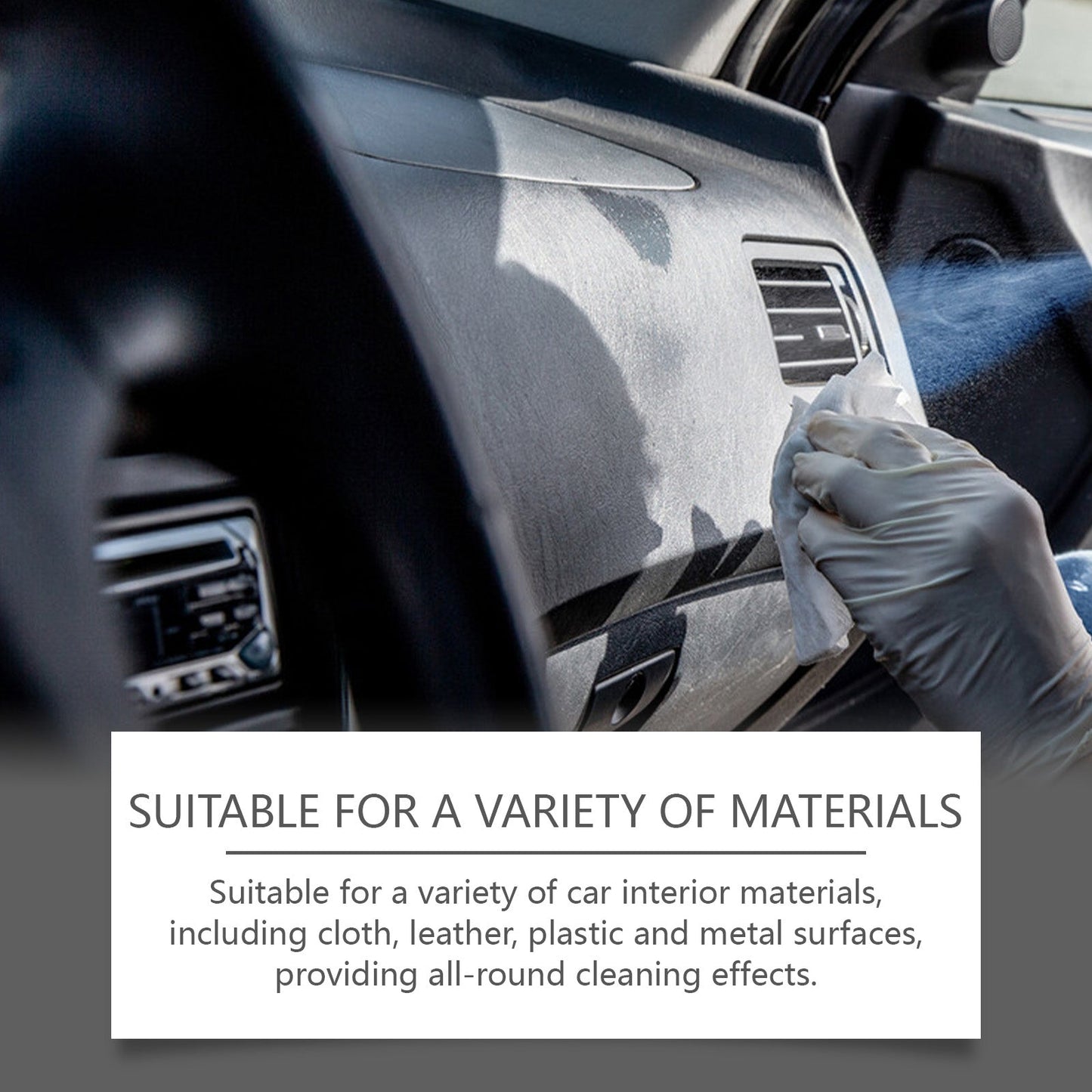 Car Interior Cleaner, Interior Cleaning Refurbished Leather Fabric Plastic Cleaner - Korvel