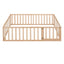 Full Size Wood Daybed Frame with Fence Natural(OLD SKU:WF289662AAM) - Korvel