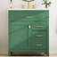 30-Inch Green Bathroom Vanity with Ceramic Sink