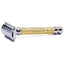 Maquinilla de afeitar de seguridad convertible Parker 69CR con placas de peine dual