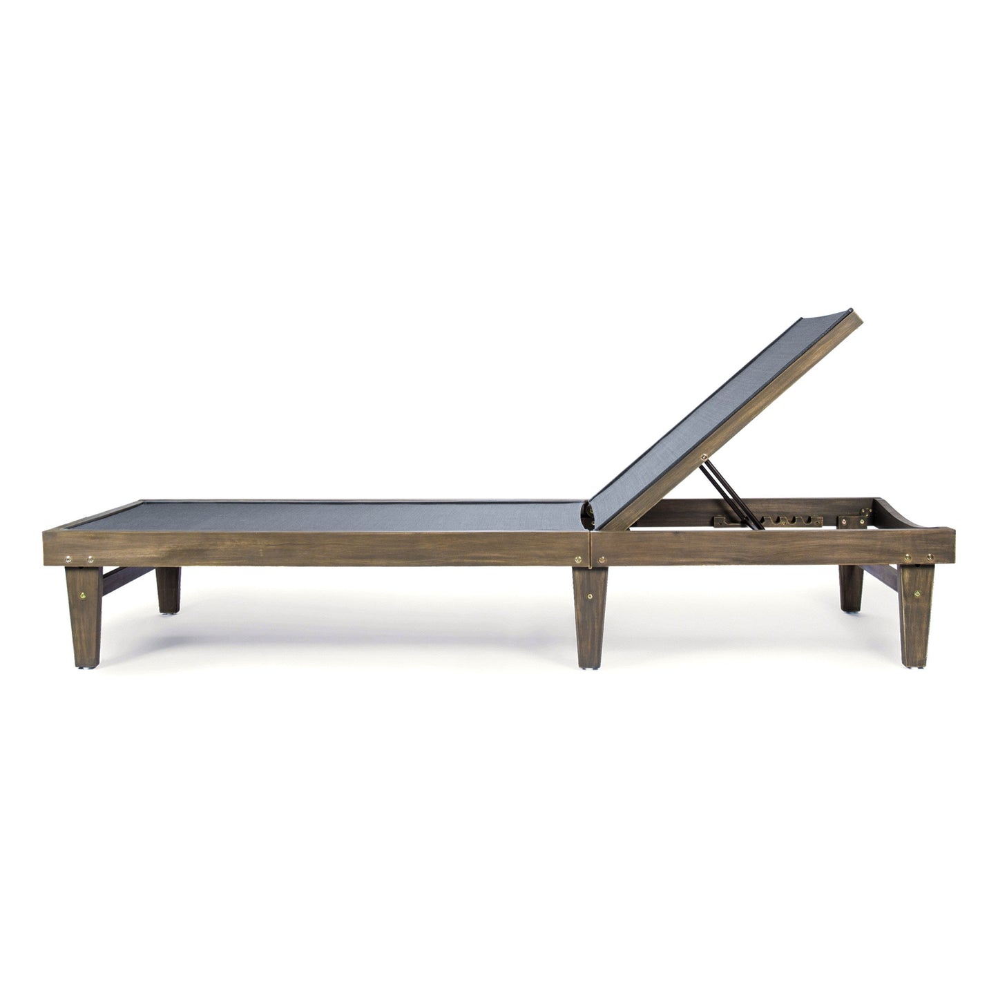 SUMMERLAND CHAISE LOUNGE - DARK GREY MESH - Korvel