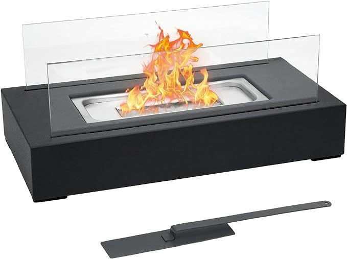 Desktop alcohol fireplace indoor metal fireplace rectangular portable real fire fireplace outdoor fireplace - Korvel