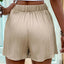 Jupe-culotte haute taille torsadée Perfee