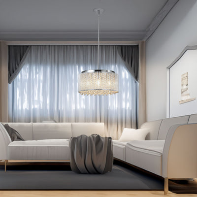 Modern Crystal Chandelier for Living-Room Round Cristal Lamp Luxury Home Decor Light Fixture - Korvel