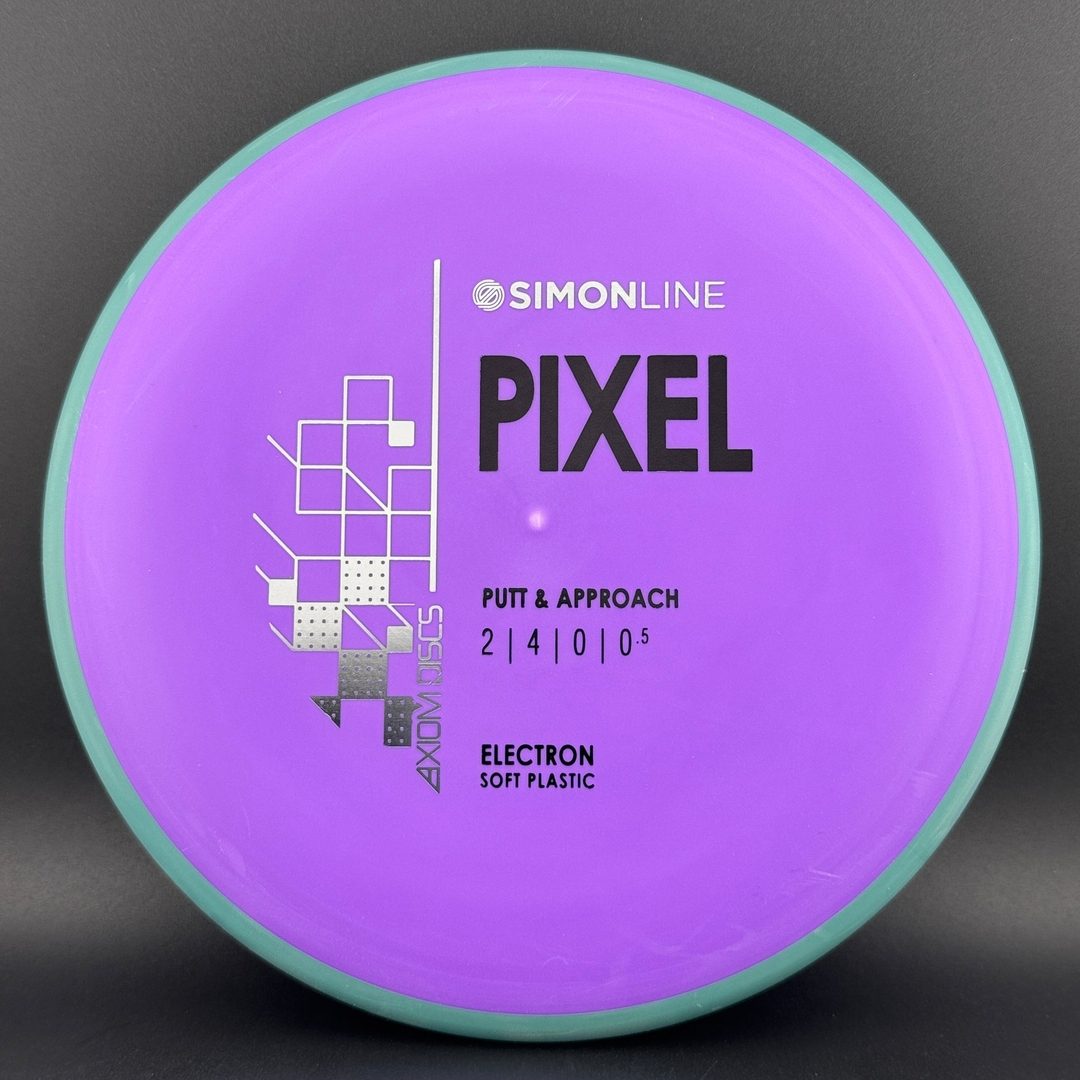 Soft Electron Pixel - Simon Line Disc Golf Putter