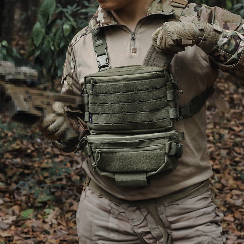 Ensemble de gilet tactique et de sac en 1000D