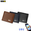 SMARTLB Cartera Bifold de Cuero Genuino - Diseño Slim Premium