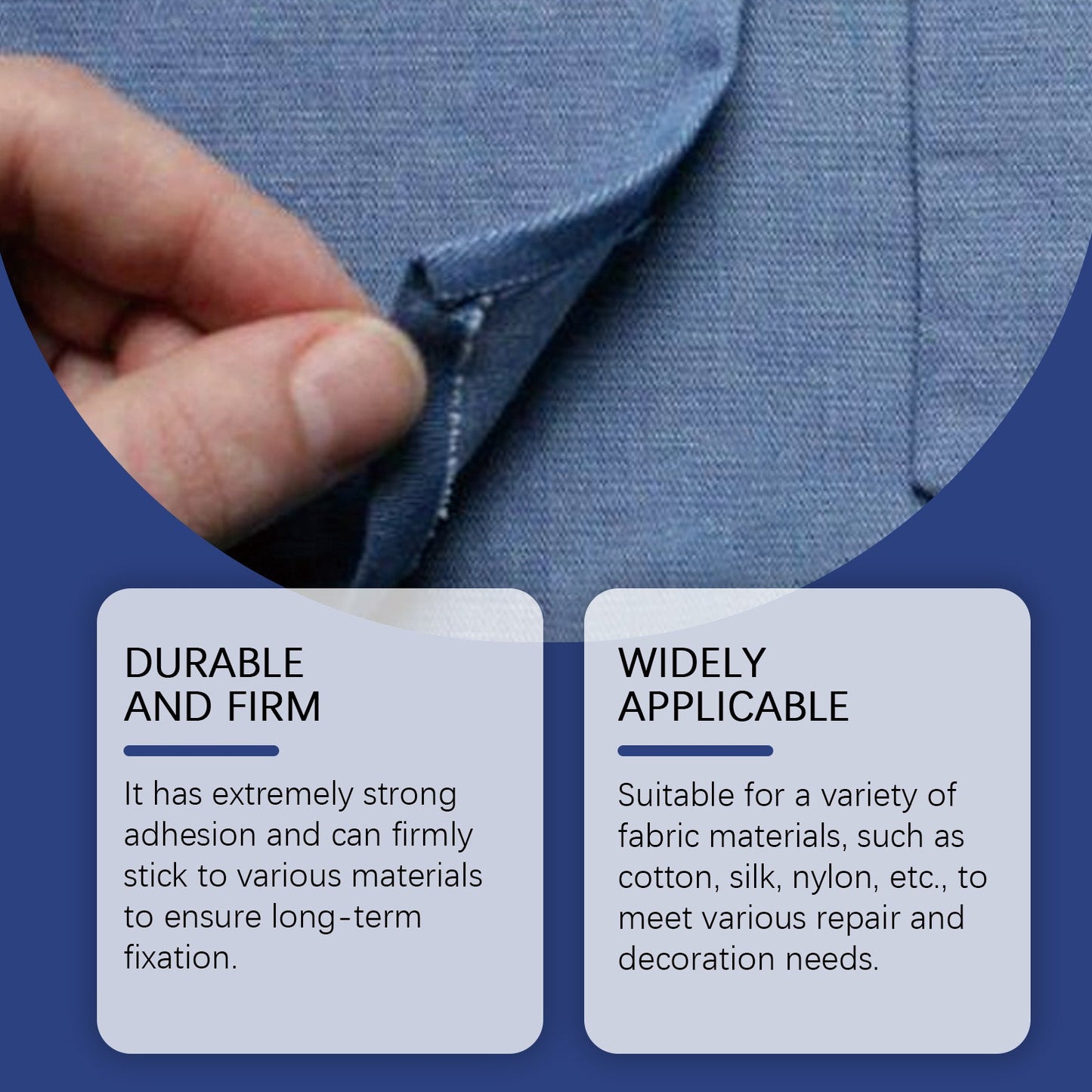 Fabric Adhesive, Multi-Functional Fabric Adhesive Clothing Pattern Adhesive Soft Adhesive - Korvel
