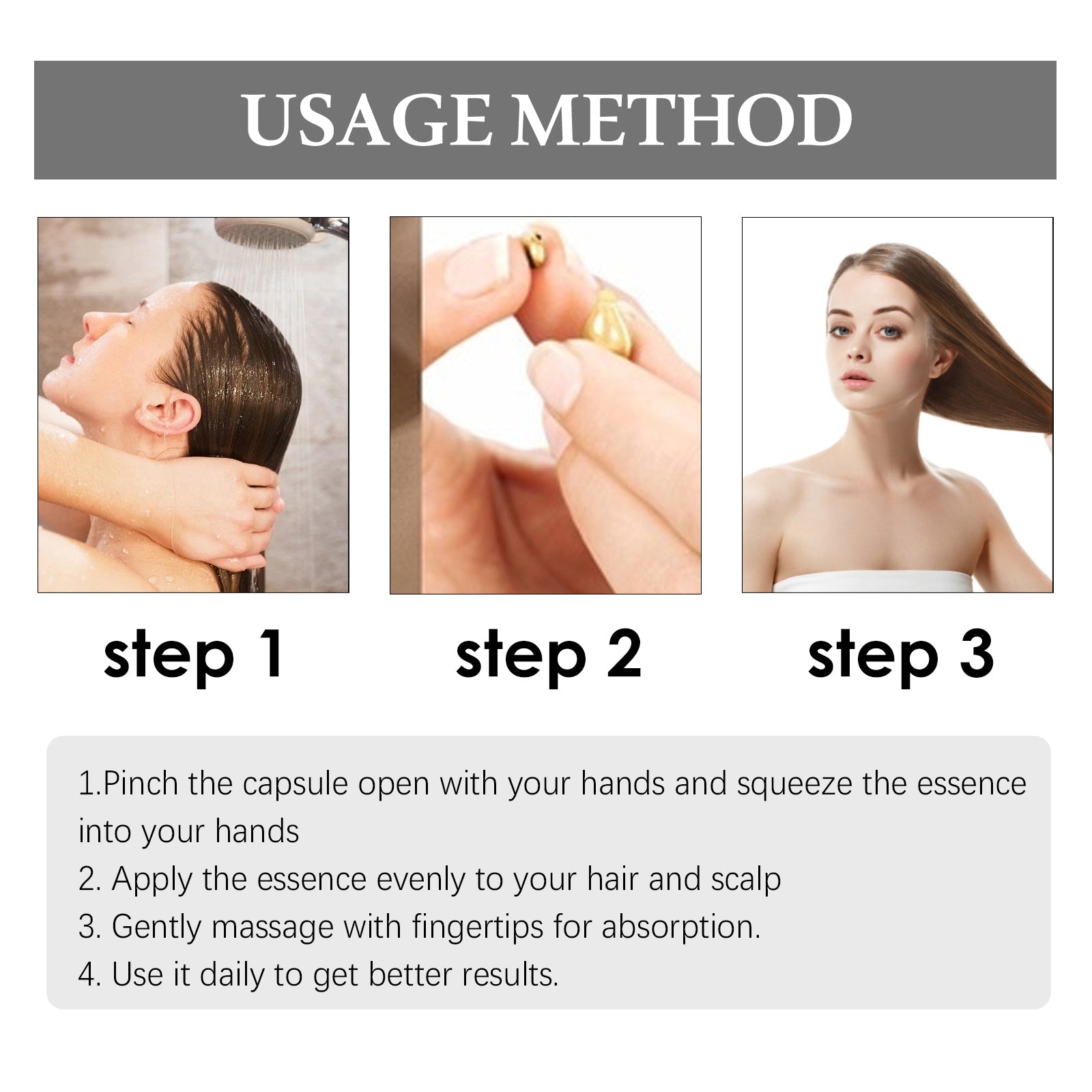 King Of Ginger, Hair Root Nourishing And Thickening Hair Strong Anti-Scalp Massage Treatment Capsule - Korvel
