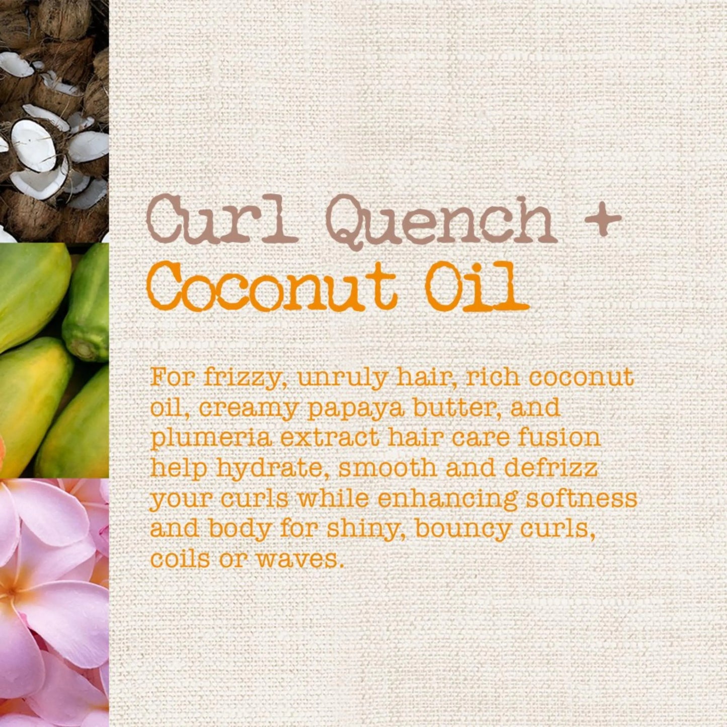 Maui Moisture Curl Quench Coconut Oil Hydrating Curl Smoothie - 12 Ounce