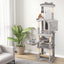69 Inch Multi-level Cat Tree with Cozy Condo and Top Perch