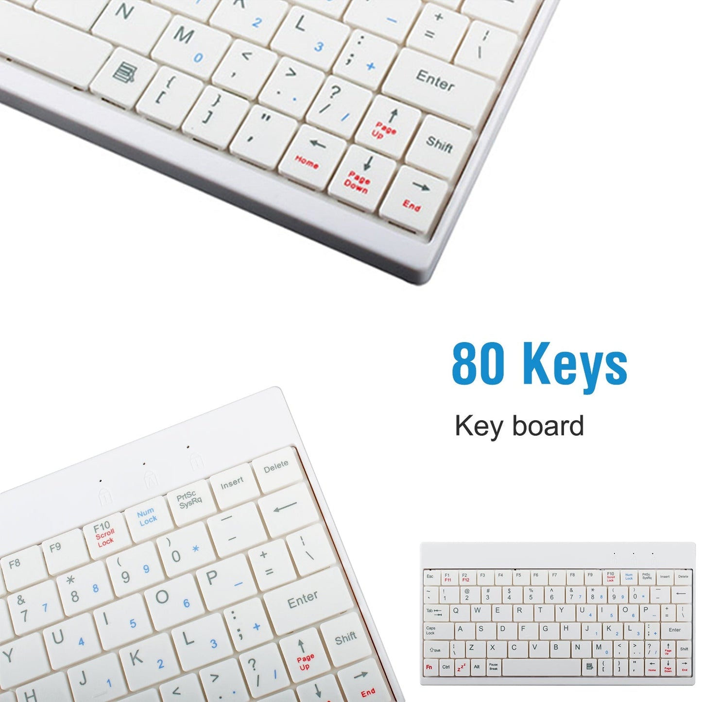 GBruno 80 Keys Wired Keyboard