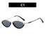 Gafas de sol de metal con marco pequeño y elegante