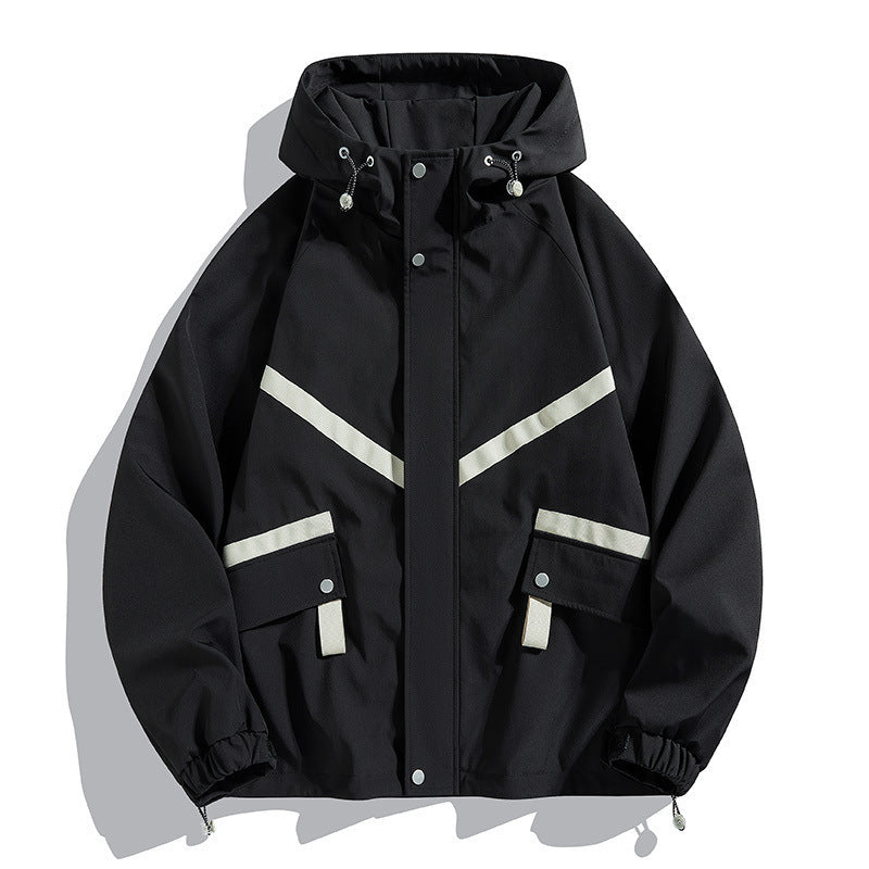 Veste imperméable à capuche élégante pour les loisirs en plein air