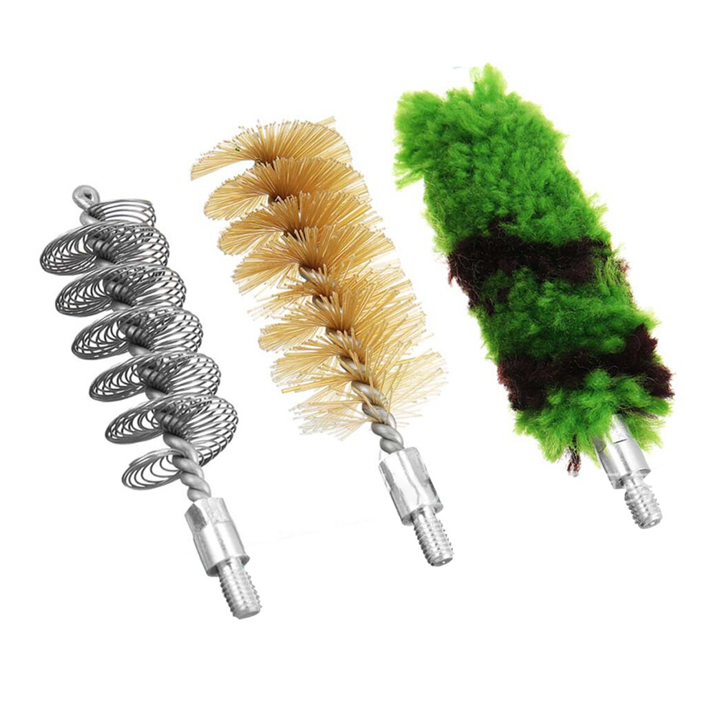 6Pcs/Set Tactical 12 GA 16 GA 20 GA 410 GA Gauge Hunting Gun Cleaning Set Rod Brush Rifle Pistol Tube Barrel Cleaning Kit Tool - Korvel