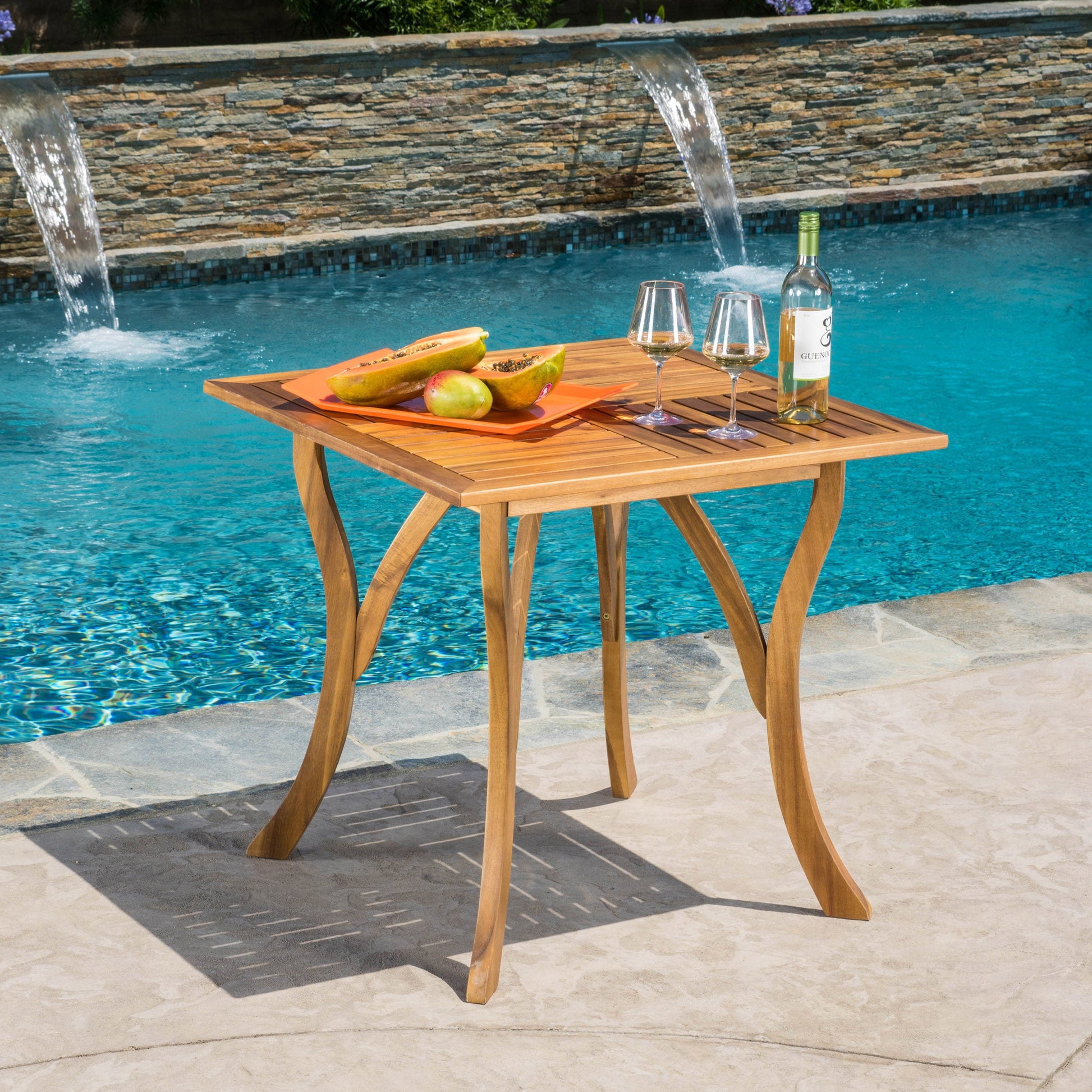 HERMOSA 31.5'' SQUARE WOOD TABLE - Korvel