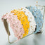 Small Fresh Colorful Flowers Headdress Glass Diamond Retro Headband Female Trendy Hair Band Hair Accessories - Korvel
