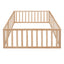 Full Size Wood Daybed Frame with Fence Natural(OLD SKU:WF289662AAM) - Korvel