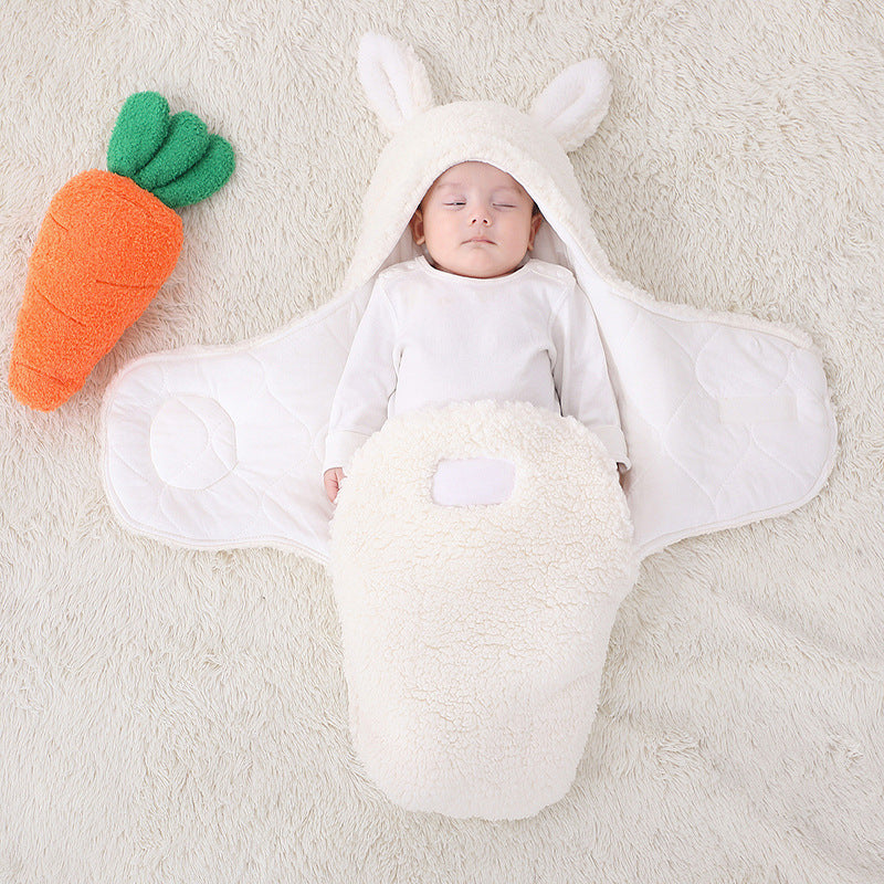 Couverture pour bébé en velours d'agneau premium pour l'automne et l'hiver