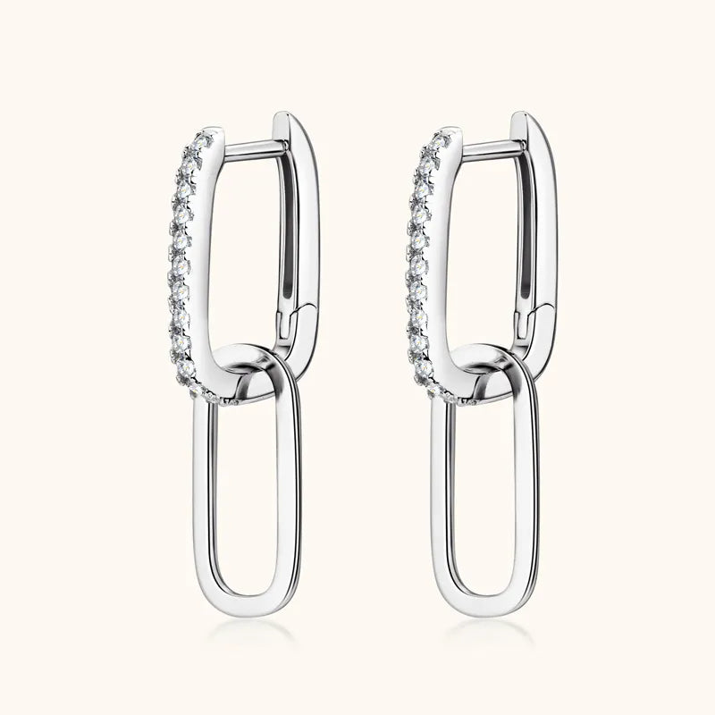 925 Sterling Silver Moissanite Earrings - Korvel